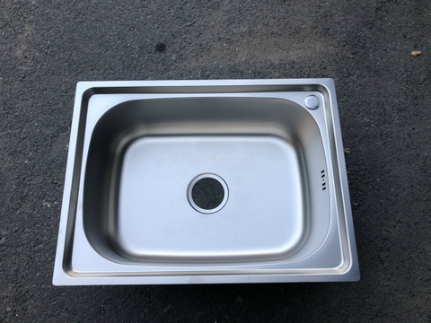 Chậu Rửa Chén Ép Inox 201 1 Hộc kích thước 50x40cm