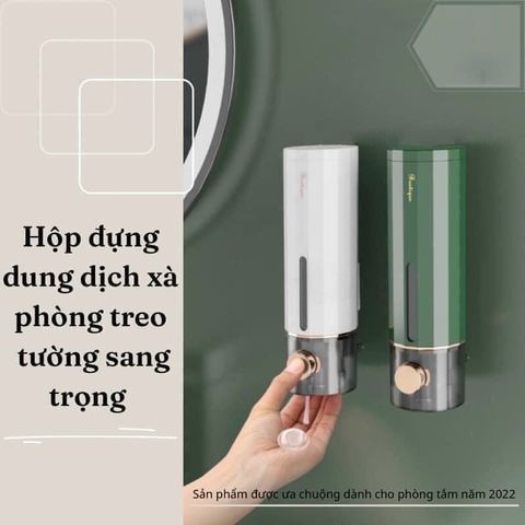 Bình đựng nước rửa tay tay dán tường