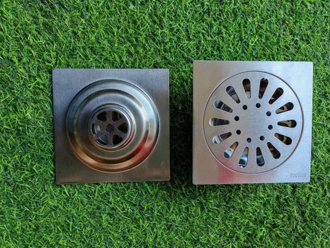 Hố ga Phểu Thoát sàn toilet inox 304 chống côn trùng mã TS05 LANKA