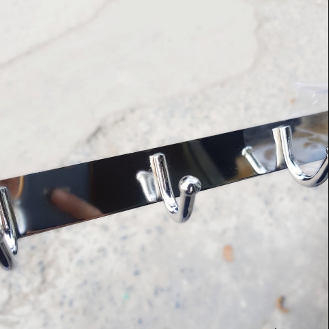 Móc treo quần áo đầu bí chất liệu inox dày