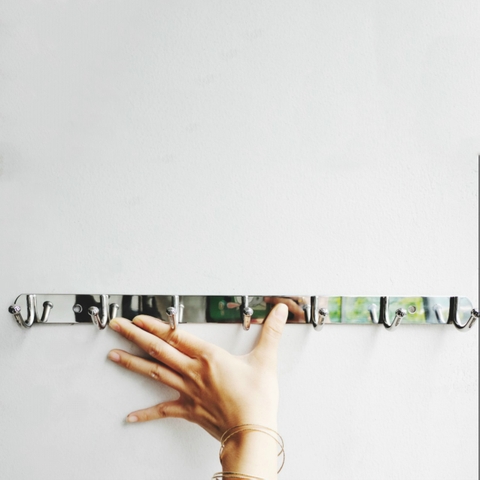 Móc treo quần áo đầu bí chất liệu inox dày