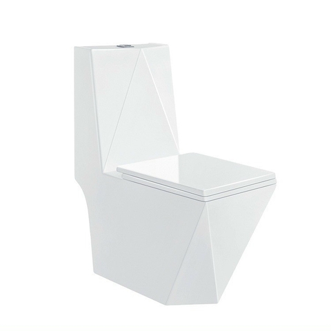 BỒN CẦU 1 KHỐI NẮP ĐEN LANKA MÃ C8026