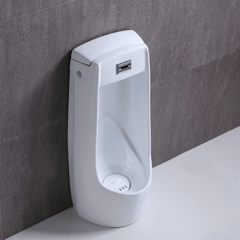 Bồn tiểu nam đặt sàn Tiểu cảm ứng 810 (đã bao gồm bộ xã cảm ứng)