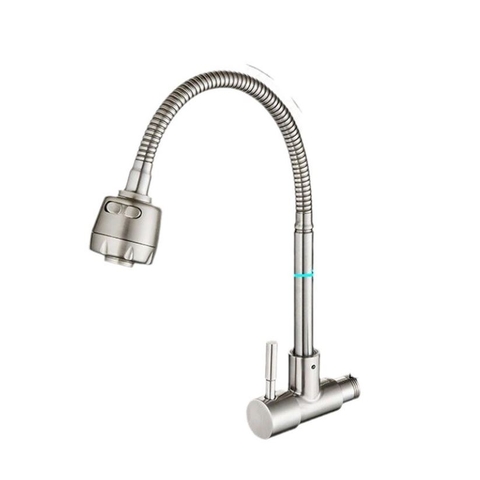 Vòi rửa chén lạnh gắn tường thân mềm Inox 304 LANKA VRCL13