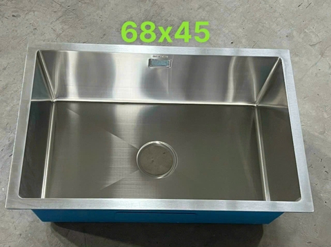 Chậu Rửa Chén 1 Hộc INOX 304 Âm Bàn Dày 3mm LANKA 6845DT