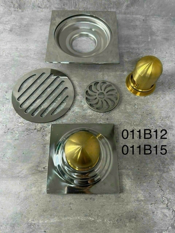 Phiễu Thoát Sàn Chống Hôi 12cm INOX 304 Bóng LANKA