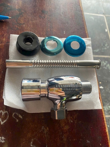 Bộ phụ kiện van xả nhấn tiểu nam bằng đồng LANKA