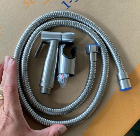 VÒI XỊT TOILET INOX 304 TĂNG ÁP LANKA