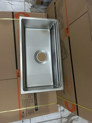 Chậu rửa chén lắp âm mặt đá 7843DT inox 304 LANKA