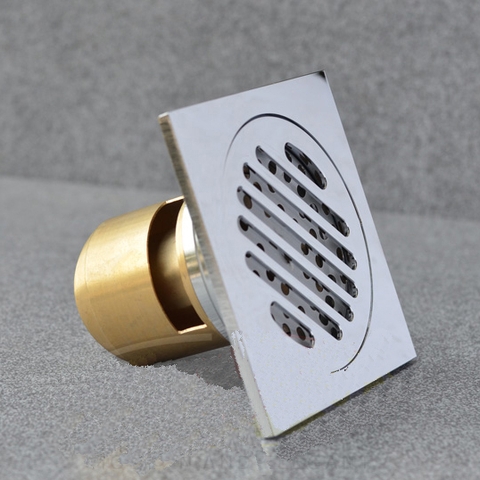 Phiễu Thoát Sàn Chống Hôi Đồng Thau Bóng LANKA TS01