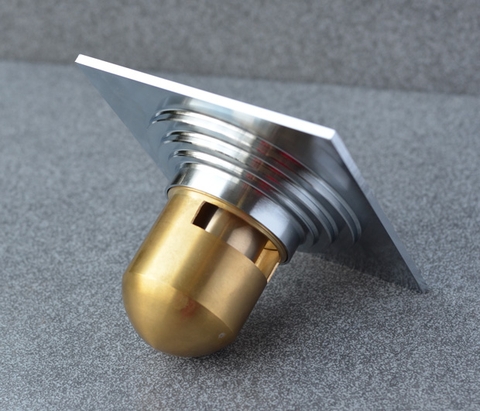 Phiễu Thoát Sàn Chống Hôi Đồng Thau Bóng LANKA TS01