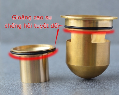 Phiễu Thoát Sàn Chống Hôi Đồng Thau Bóng LANKA TS01