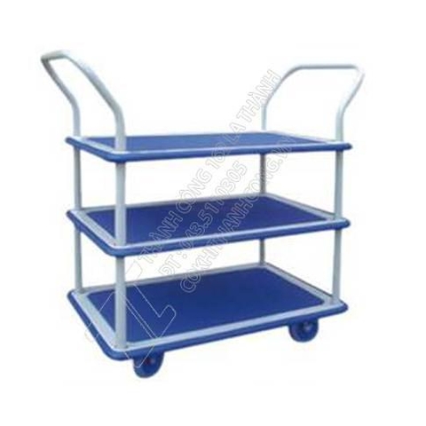 Xe đẩy 3 tầng XTB100T3S2 2 tay đẩy