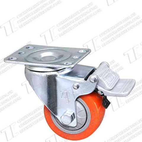 Bánh xe AHN75 đỏ Khóa25