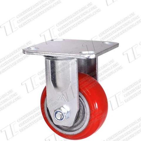 Bánh xe BHK100 Pu gang Hàn Quốc Tĩnh