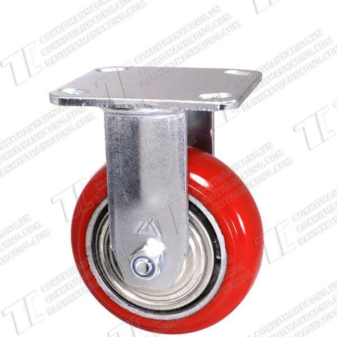 Bánh xe BHK150 Pu gang Hàn Quốc Tĩnh
