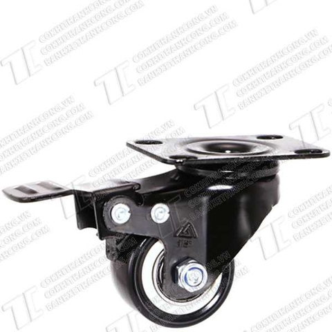 Bánh xe BISB40 caosu bi Khóa2