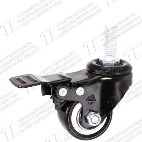 Bánh xe BISB40 caosu bi vít Khóa2