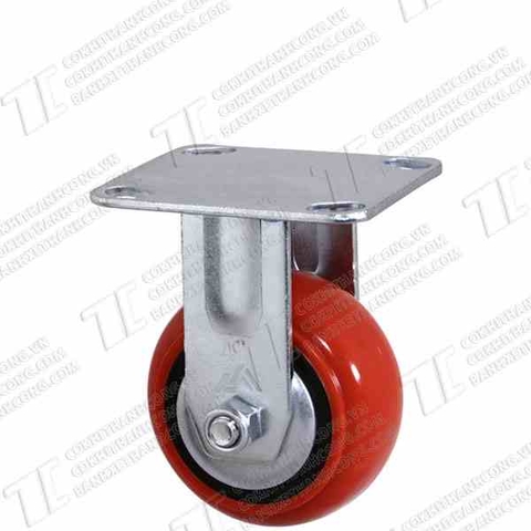 Bánh xe BRK100 Nhựa đỏ Tĩnh