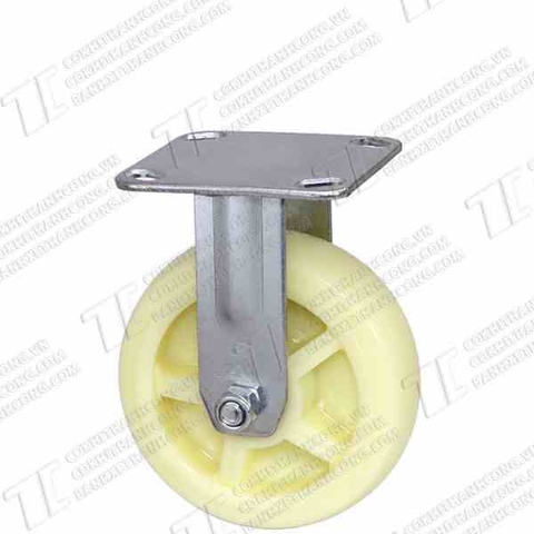 Bánh xe BRK150 PP nhựa trắng Tĩnh