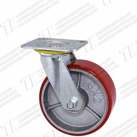 Bánh xe BRK150 Pu gang Quay