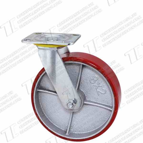 Bánh xe BRK200 Pu gang Quay