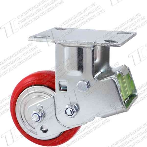 Bánh xe giảm xóc BGX125 Pu gang Hàn Quốc Tĩnh