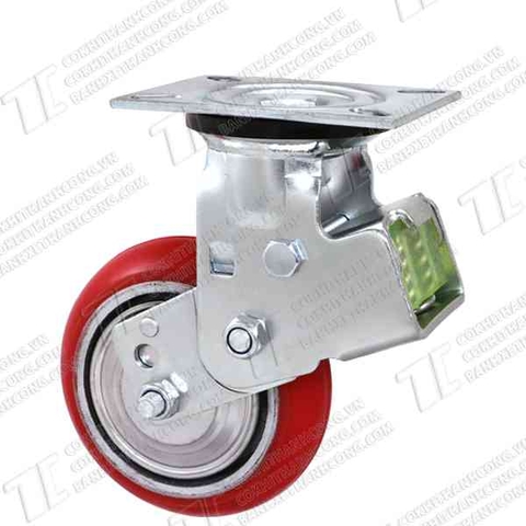 Bánh xe giảm xóc BGX150 Pu gang Hàn Quốc Quay