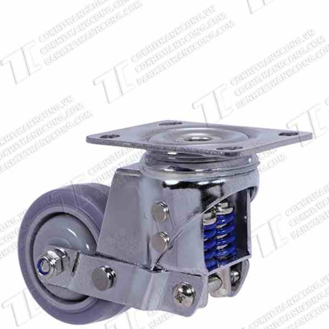 Bánh xe giảm xóc NGX 75 xám Quay