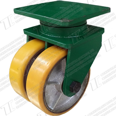 Bánh xe kép đôi HBB200x2 Quay
