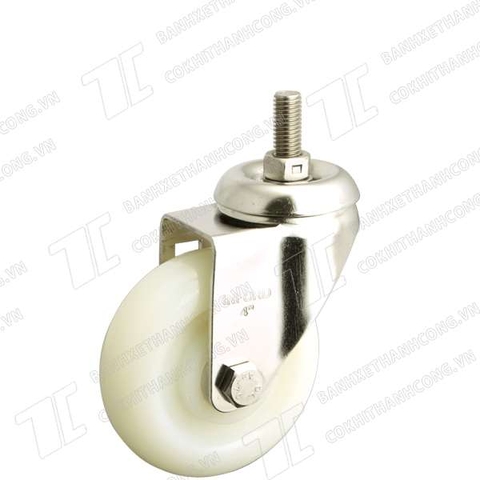 Bánh xe Inox IFXN100 PA trắng Vít