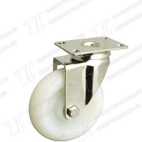 Bánh xe Inox IFXN125 PA trắng Quay