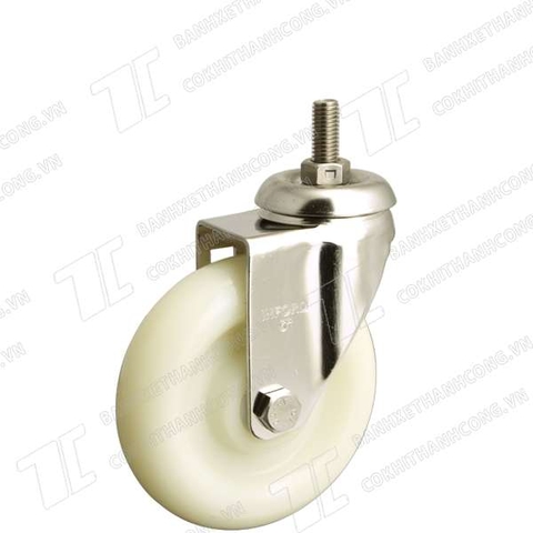 Bánh xe Inox IFXN125 PA trắng Vít