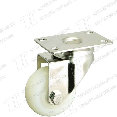 Bánh xe Inox IFXN75 PA trắng Quay