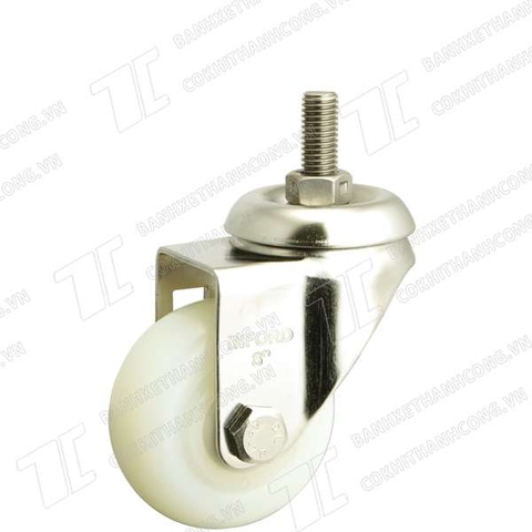 Bánh xe Inox IFXN75 PA trắng Vít