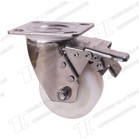 Bánh xe Inox IXK 100 PA trắng Khoa2