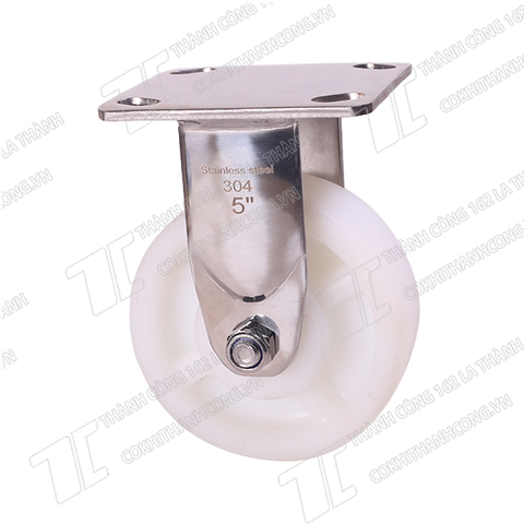 Bánh xe Inox IXK 125 PA trắng Tĩnh