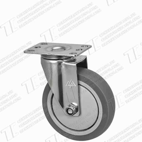 Bánh xe Inox IXR 125 xám Quay