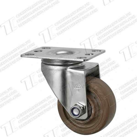 Bánh xe inox IXR 75 chịu nhiệt Quay