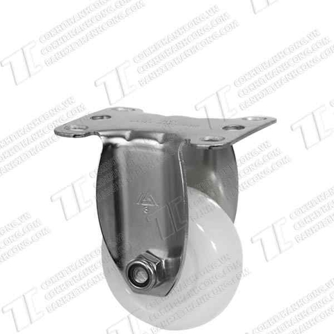 Bánh xe Inox IXR 75 PP nhựa trắng Tĩnh