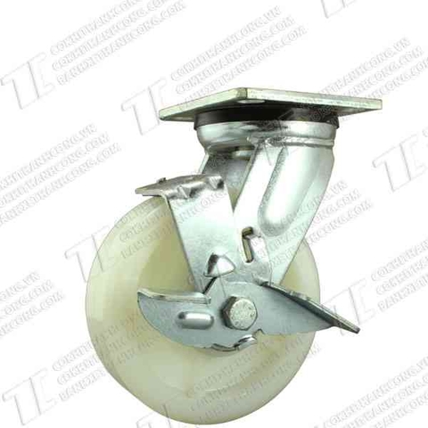 Bánh xe NPA150 PA trắng ZN Khóa