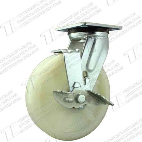 Bánh xe NPA200 PA trắng ZN Khóa