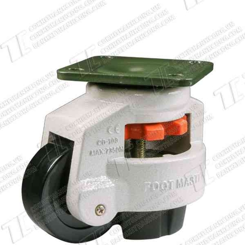 Bánh xe chống tĩnh điện điều chỉnh độ cân bằng FMT75-ESD Quay GD100F-CEN