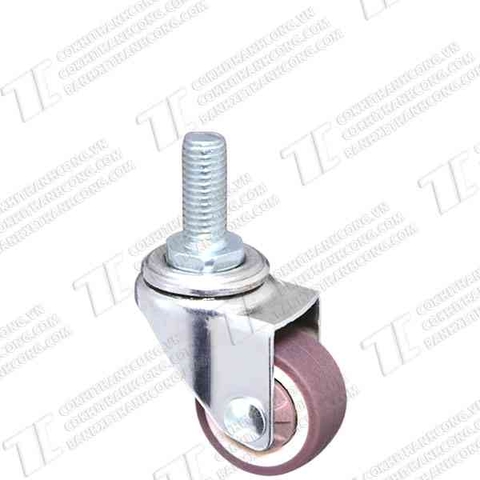 Bánh xe TCF25 cao su nhiệt nâu Vít