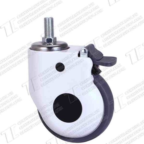 Bánh xe Y Tế YTB 125x32 vít Khóa2