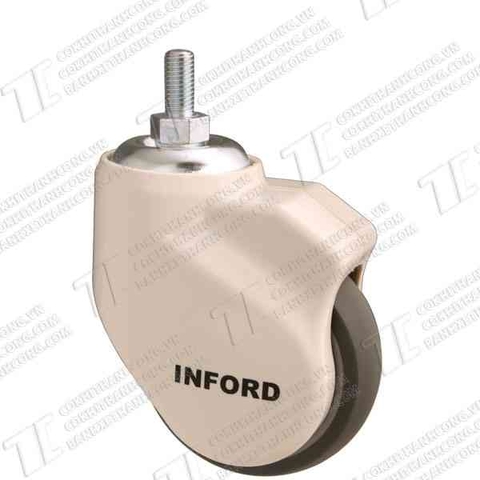 Bánh xe Y Tế IFY100 cao su nhựa xám Vít