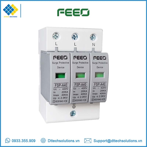 CB CHỐNG SÉT AC 1 PHASE FSP-A40 3 CỰC