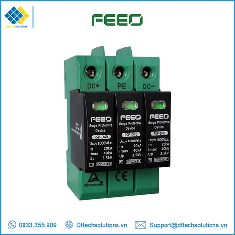 CB CHỐNG SÉT DC FSP-D40 3 CỰC
