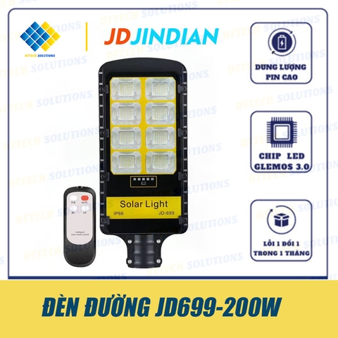 Đèn đường NLMT JD699-200W