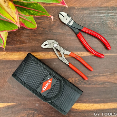 Bộ Kìm Knipex 00 20 72 V02 Gồm 74 01 160, 87 01 150 và Túi đeo hông